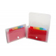 Exacompta CRYSTAL plastic portfolio-organizer