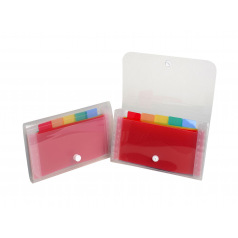 Trieur portefeuille Exacompta CRYSTAL en plastique