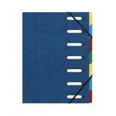 Trieur alphabétique expansible PAGNA Bleu A4 Carton épais A - Z