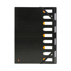 Exacompta HARMONIKA EXACTIVE plastic sorteermap met elastieksluiting - 9 vakken Exacompta HARMONIKA EXACTIVE plastic sorteermap met elastieksluiting - 9 vakken
