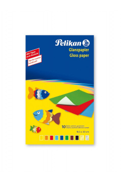 Pelikan Glanspapier - 18,5 x 30 cm - pakket van 10 vellen
