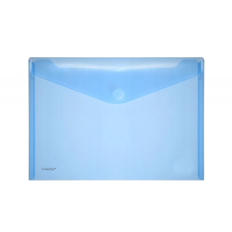 Pochette enveloppe FolderSys en plastique - fermeture velcro