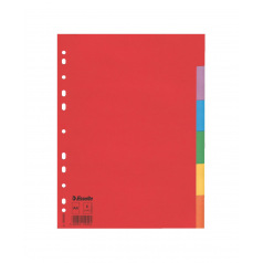 Intercalaires à onglets neutres Esselte - carton de couleur 160 g - A4 Intercalaires à onglets neutres Esselte - carton de couleur 160 g - A4