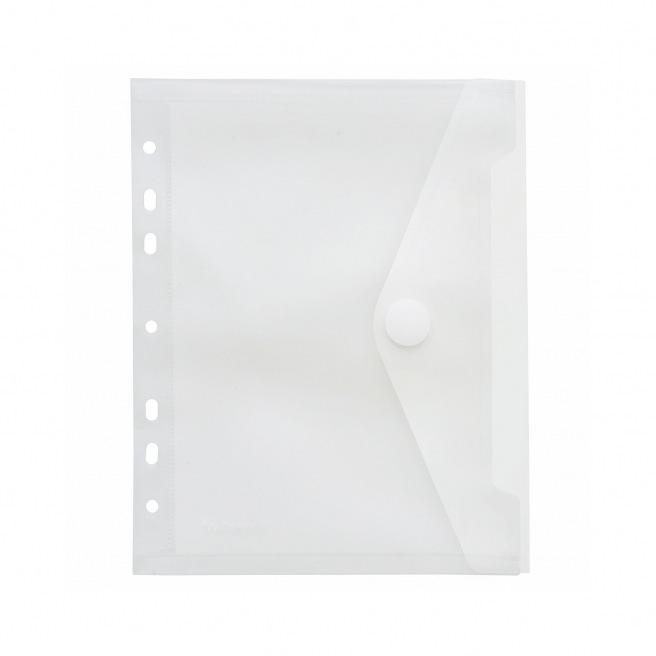 Pochette enveloppe perforée FOLDERSYS - fermeture velcro