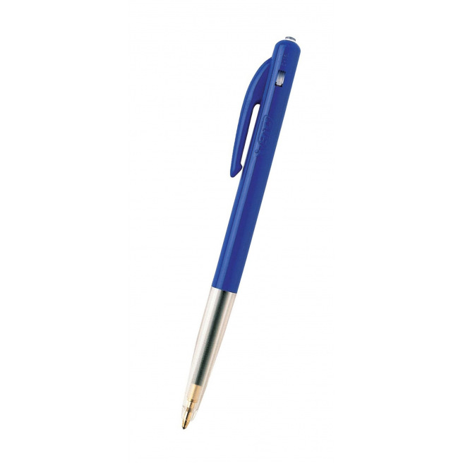 Bic stylo bille M10 Clic, pointe moyenne, bleu, blister de 2 pièces