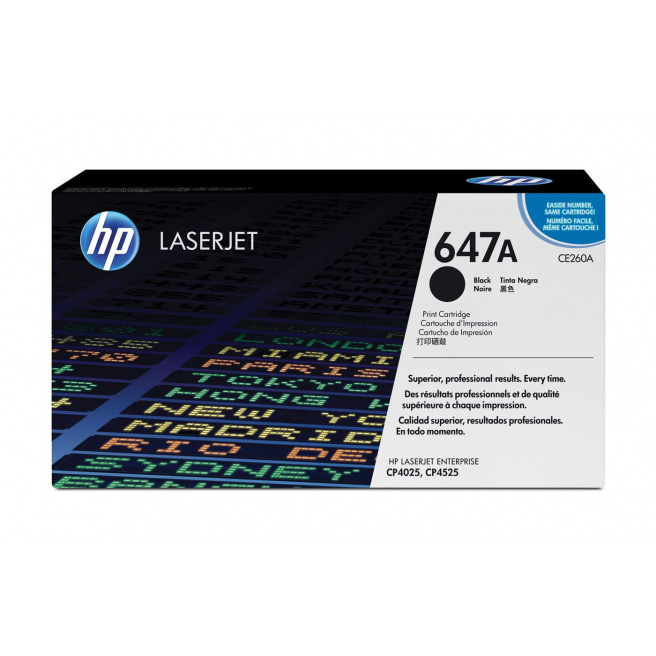 Laser cartridge HP N°647A - CE260A - zwart