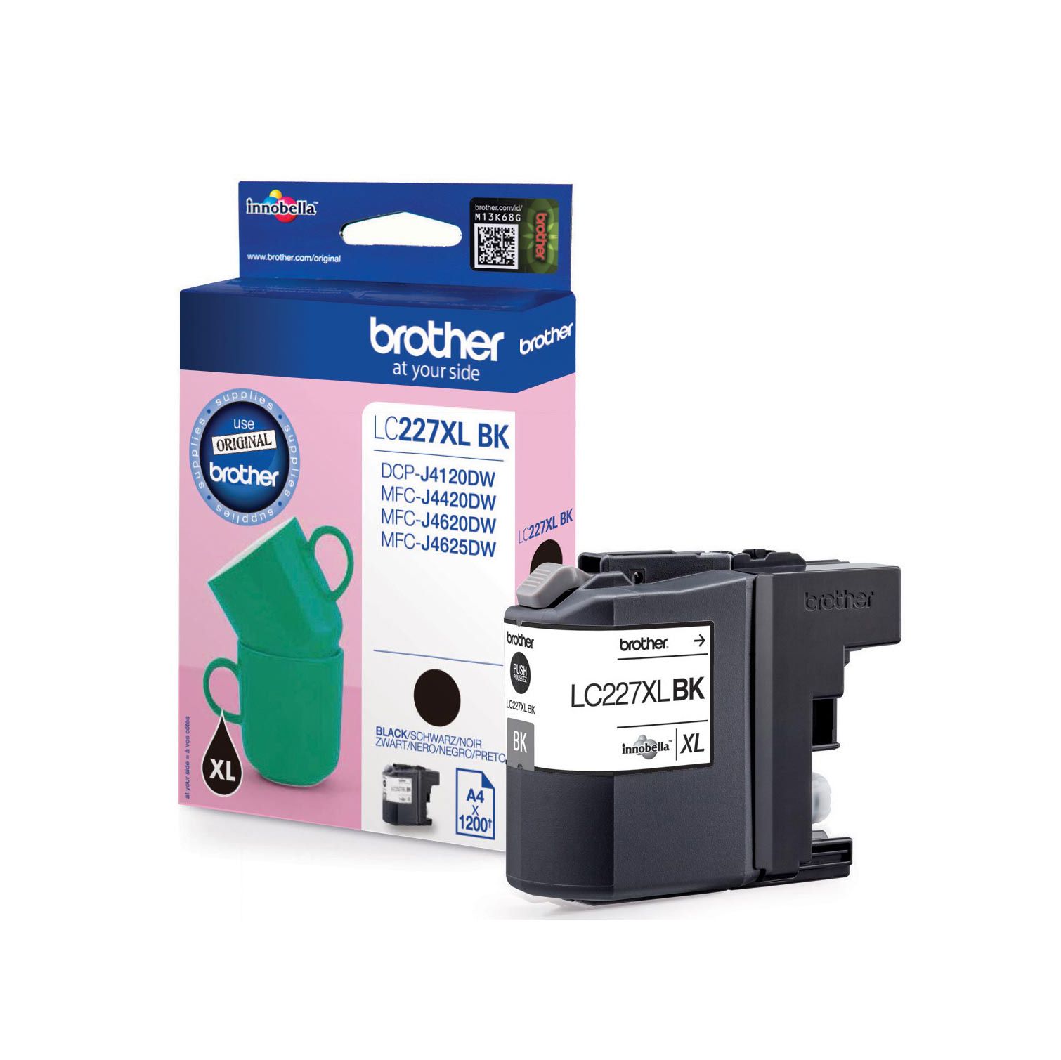 Cartouche pour BROTHER LC421 LC421XL Compatible Multi-couleurs x 4