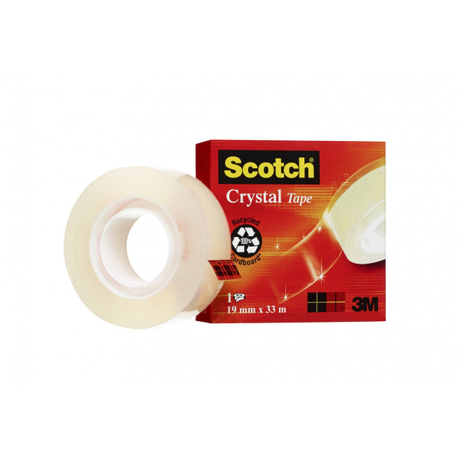 Rouleau Scotch transparent 19 mm x 33 m