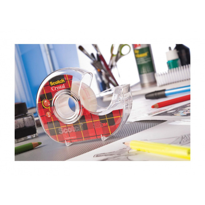 Ruban adhésif transparent SCOTCH CRYSTAL