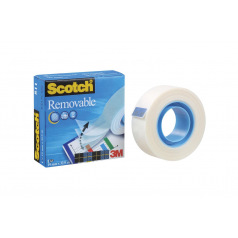 Herpositioneerbare plakband SCOTCH REMOVABLE 811 - 19 mm x 33 m Herpositioneerbare plakband SCOTCH REMOVABLE 811 - 19 mm x 33 m