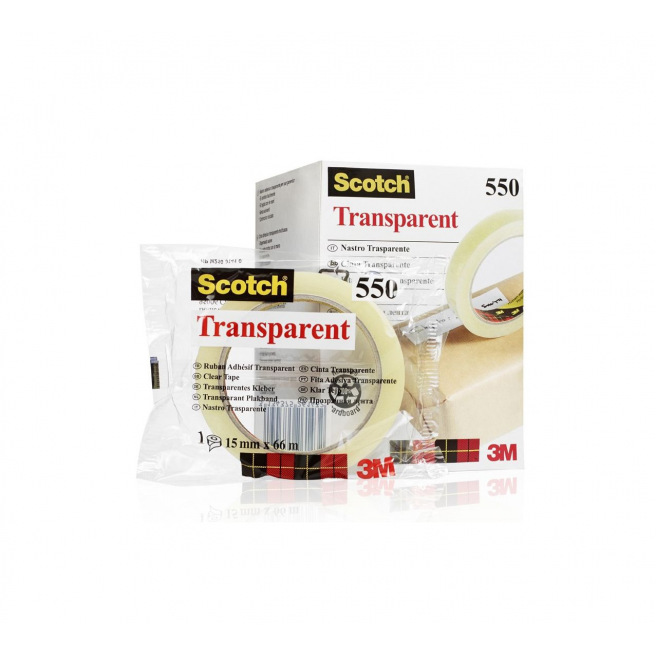 Lot De 12 Rouleaux De Ruban Adhésif Invisible Magic Tape - 3000 Cm Total, Compatible Distributeur Scotch, Pour Emballage Cadeau, Réparation, Bureau