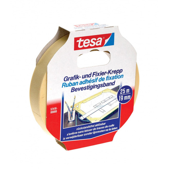Ruban adhésif Masking Tape TESA - 19 mm x 25 m