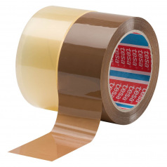 Ruban D'emballage Tesa 60418 - Extra Long 132m X 50mm - 85% PET Recyclé - Sans Solvants - Pour Cartons Jusqu'à 35kg - 5