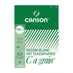 Canson "C" tekenpapierblok met korrel