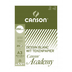 CANSON ACADEMY 250 g tekenpapierblok