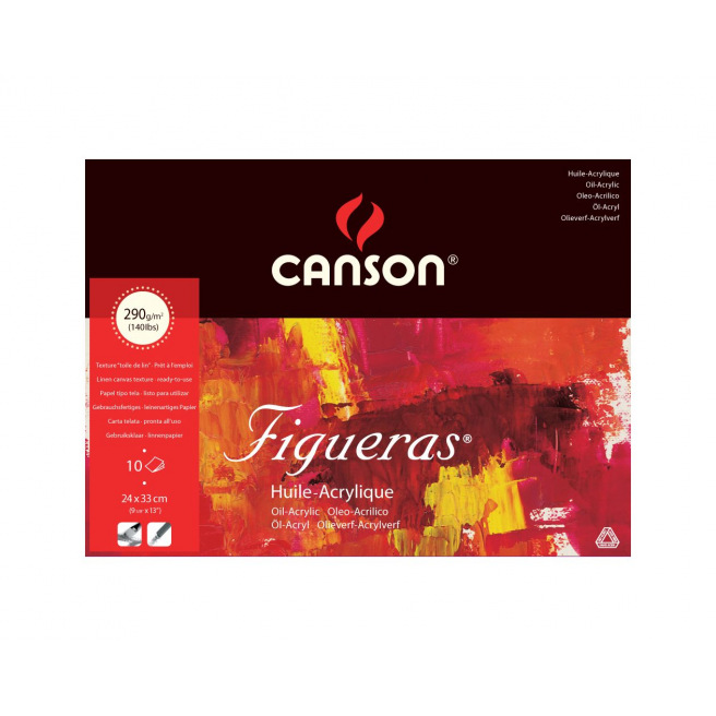 Bloc de papier huile/acrylique CANSON FIGUERAS 290 g