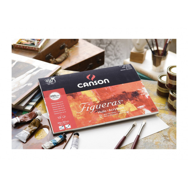 Bloc de papier huile/acrylique CANSON FIGUERAS 290 g