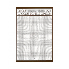Papier calque Croquis Echelle CANSON - A4 - bloc de 50 feuilles Papier calque Croquis Echelle CANSON - A4 - bloc de 50 feuilles