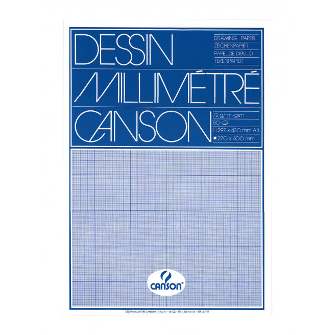 CANSON millimeterpapier 90 g CANSON millimeterpapier 90 g