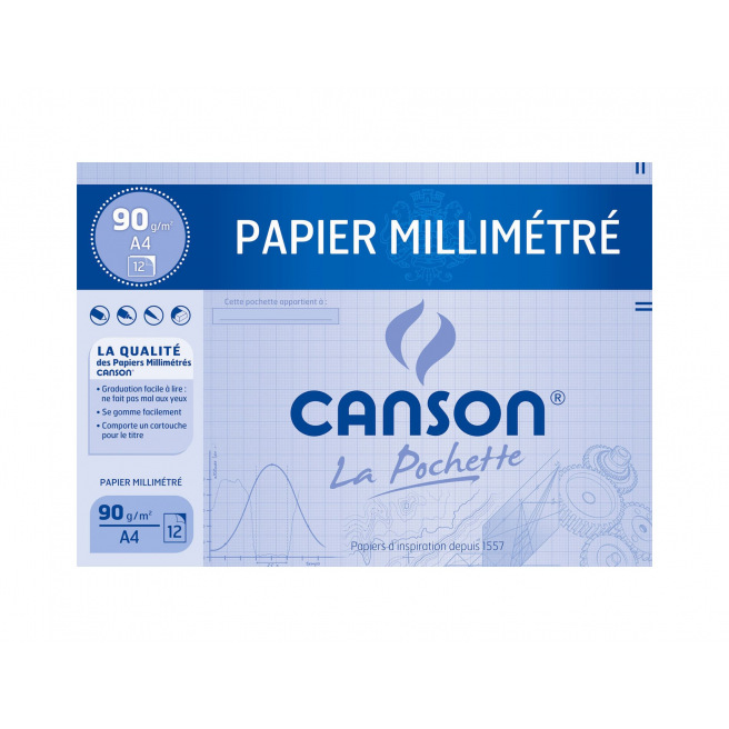 CANSON millimeterpapier 90 g CANSON millimeterpapier 90 g
