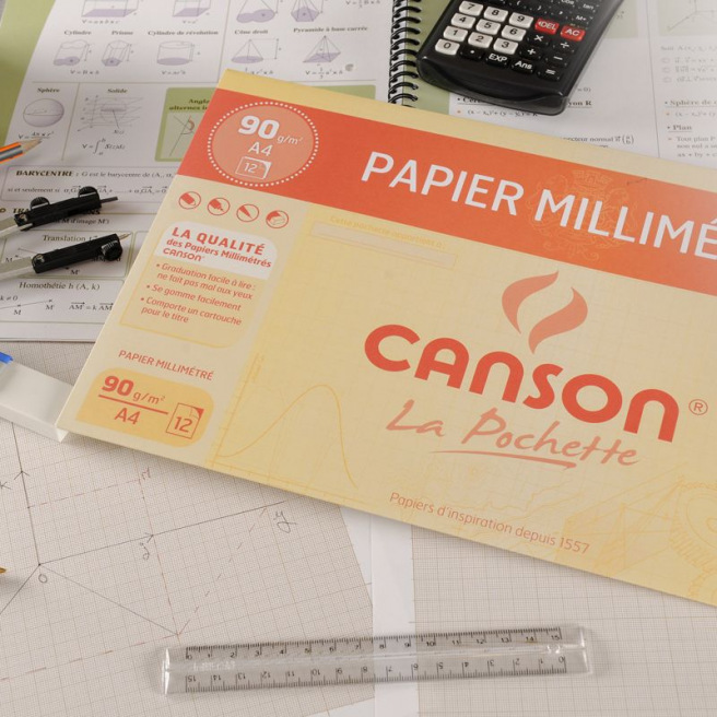 CANSON millimeterpapier 90 g CANSON millimeterpapier 90 g