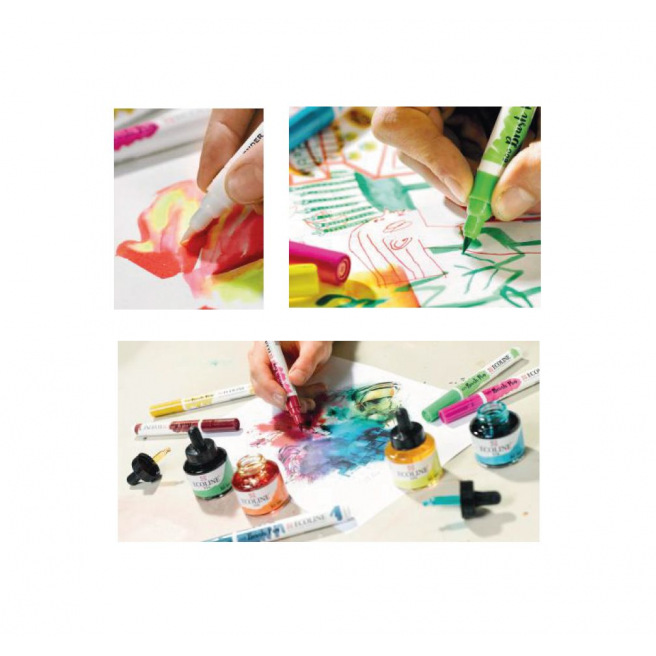 Talens ECOLINE vloeibare aquarelverf - fles 30 ml Talens ECOLINE vloeibare aquarelverf - fles 30 ml