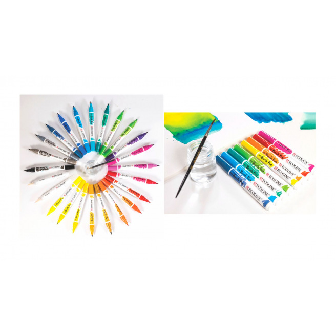 Marqueur peinture aquarelle Brush Pen Talens ECOLINE Marqueur peinture aquarelle Brush Pen Talens ECOLINE