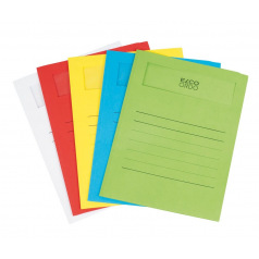 Elco ORDO VOLUMINO A4 L-mappen met venster - pak van 10 - kleurenassortiment Elco ORDO VOLUMINO A4 L-mappen met venster - pak van 10 - kleurenassortiment