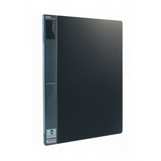 Presentatiemap met Pentel SUPERIOR A3-hoesjes - 20 hoesjes (40 weergaven)