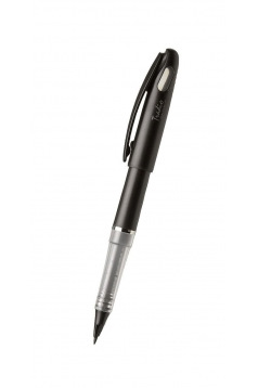 Feutre plume Pentel TRADIO - pointe moyenne - noir