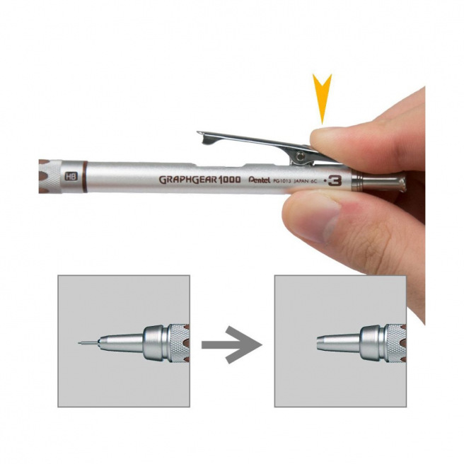Porte-mines Pentel GRAPHGEAR 1000