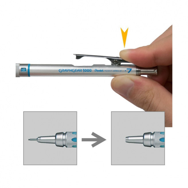 Pentel GRAPHGEAR 1000 vulpotlood Pentel GRAPHGEAR 1000 vulpotlood
