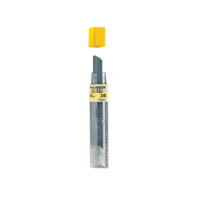 Mines Pentel HI-POLYMER SUPER - étui de 12