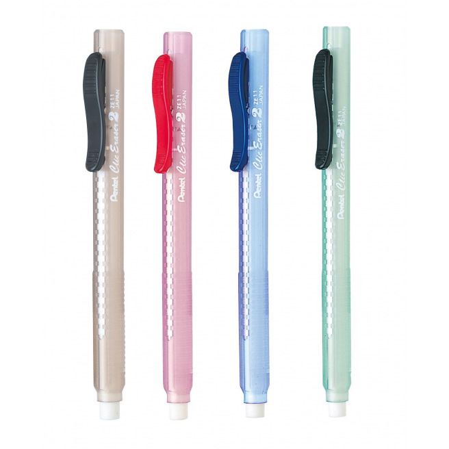 Stylo porte-gomme Pentel CLIC ERASER 2