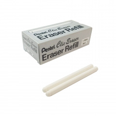 Navulling voor Pentel CLIC ERASER 2 gumhouder - doosje van 2