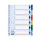 Neutrale tabbladverdelers - gekleurd plastic