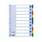 Neutrale tabbladverdelers - gekleurd plastic