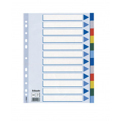 Neutrale tabbladverdelers - gekleurd plastic