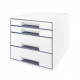 Leitz WOW Sorteerblok - 4 lades