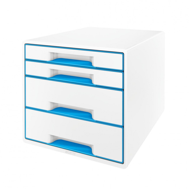 Leitz WOW Sorteerblok - 4 lades Leitz WOW Sorteerblok - 4 lades