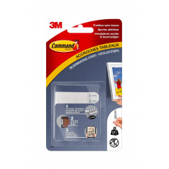Languettes auto-agrippantes 3M COMMAND - étui de 8 Languettes auto-agrippantes 3M COMMAND - étui de 8