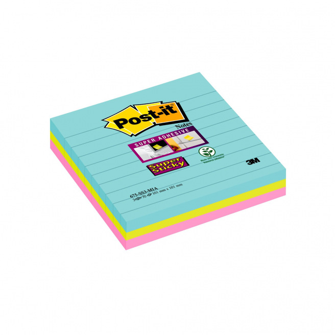 Post-it SUPER STICKY notitieblok Post-it SUPER STICKY notitieblok