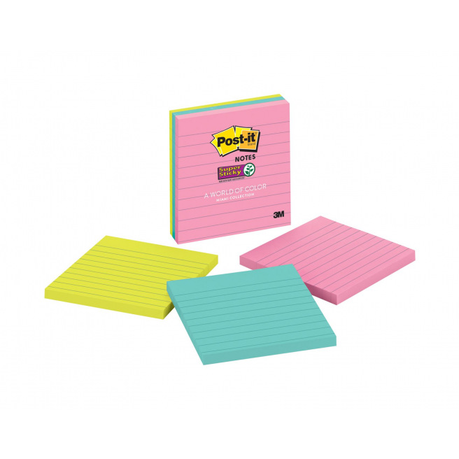 Post-it SUPER STICKY notitieblok Post-it SUPER STICKY notitieblok