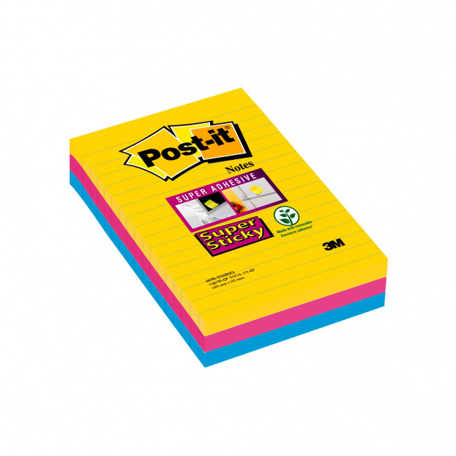 Post-it SUPER STICKY notitieblok Post-it SUPER STICKY notitieblok