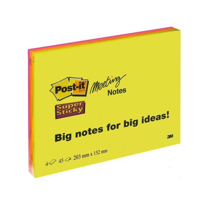 Bloc de notes Post-it SUPER STICKY