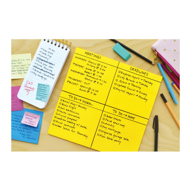 Bloc de notes Post-it SUPER STICKY BIG NOTES Bloc de notes Post-it SUPER STICKY BIG NOTES