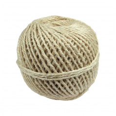 Corde triple fil en fibres de sisal - bobine 500 g Corde triple fil en fibres de sisal - bobine 500 g