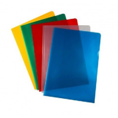 Gekleurde L-map - gekorreld - A4