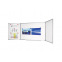Legamaster magnetisch whiteboard in drieluik - 240/120 x 90 cm