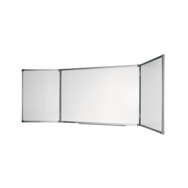 Tableau blanc magnétique en tryptique Legamaster - 240/120 x 90 cm Tableau blanc magnétique en tryptique Legamaster - 240/120 x 90 cm